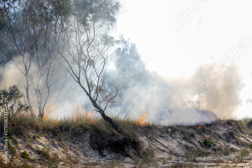 Australia bushfires in summer fire season © JRstock