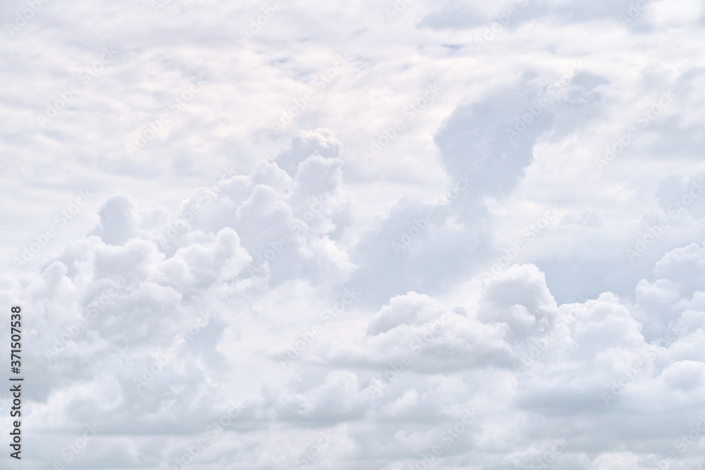 White dramatic clouds texture and background