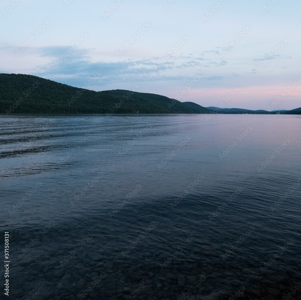 USA, Otsego Lake at dusk USA, Otsego Lake at dusk