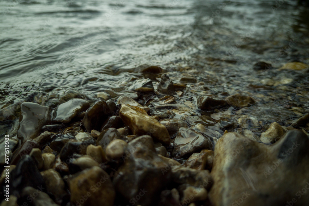 clear water in the river over the texture.River background clear water in the river over the texture.River background