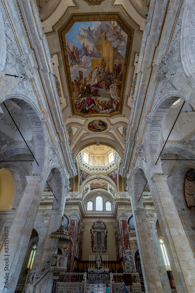 Murals in the cathedral of Cagliari