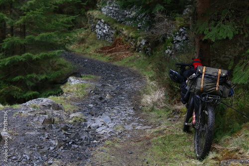 Remote bikepacking trails in Wales