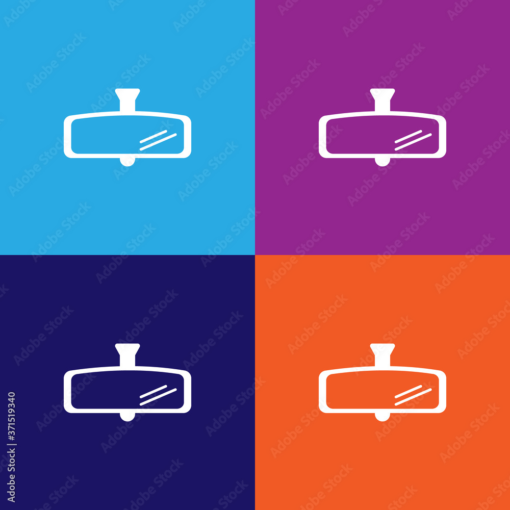 Obraz premium car rear view mirror outline icon. Elements of car repair illustration icon. Signs and symbols can be used for web, logo, mobile app, UI, UX