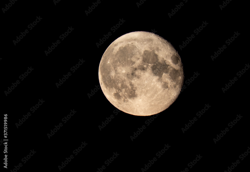 Half Moon Background being Earth's only permanent natural satellite Half Moon Background being Earth's only permanent natural satellite