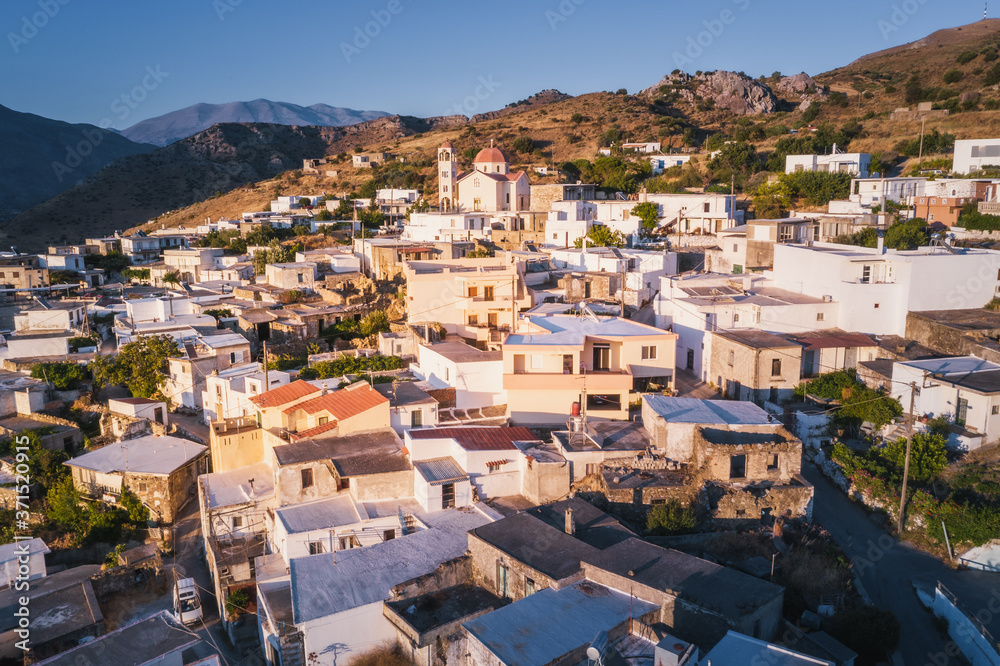 Village of Saktouria of Rethymno at Crete, Greece