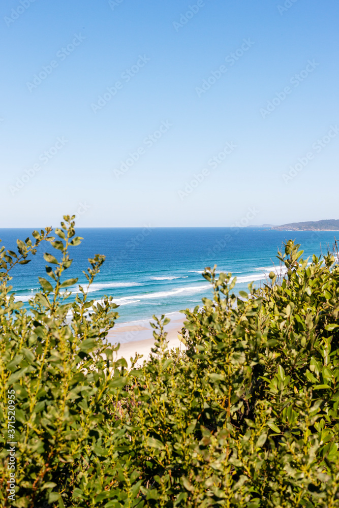 Scenic view sea in bright sunny day Scenic view sea in bright sunny day