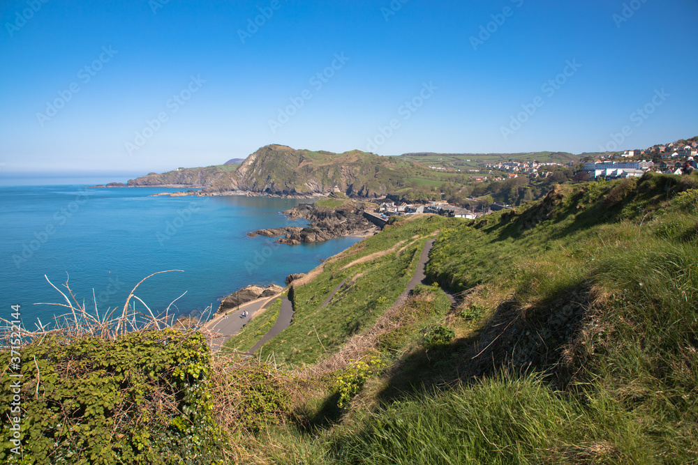 View from the Capstone Hill towards Beacon Point, Ilfracombe, Devon, UK View from the Capstone Hill towards Beacon Point, Ilfracombe, Devon, UK