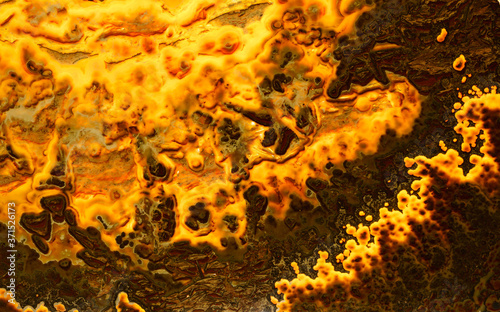 Lava like marble onyx texture. Backlit texture detail
