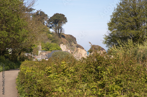 Views of the picturesque village of Lee and Lee Bay, Near Ilfracombe, Devon, UK