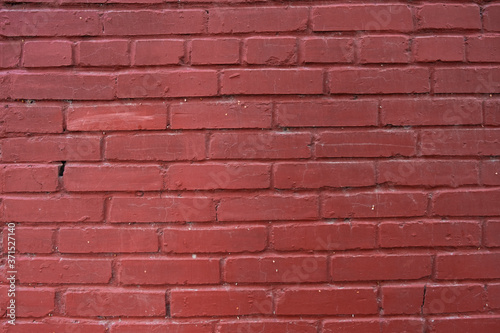 old brick wall in red. high resolution.