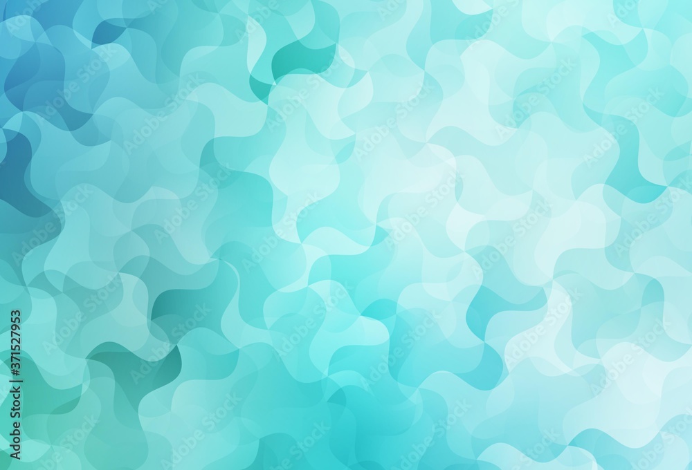 Light Green vector abstract polygonal template. Light Green vector abstract polygonal template.