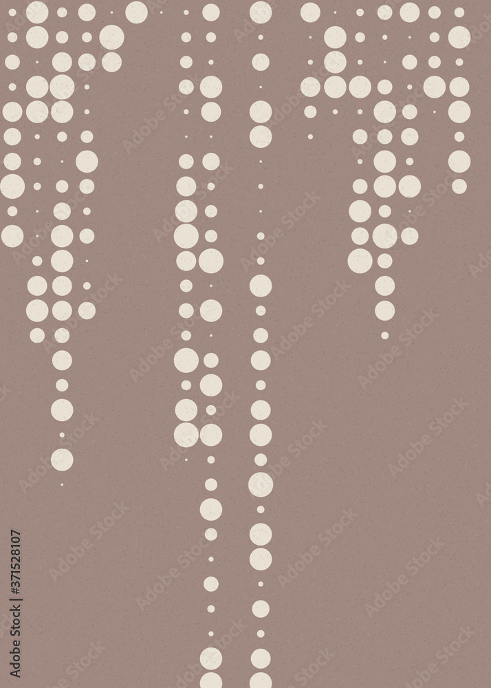Fototapeta premium Abstract Color Halftone Dots generative art background illustration