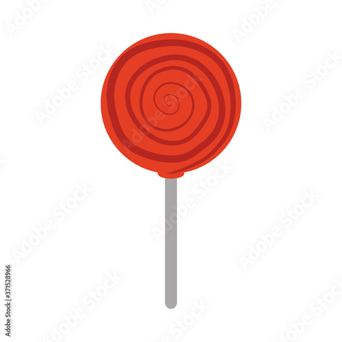 candy in stick confectionery sweet flat icon