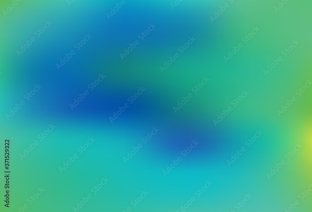 Obraz premium Light Green vector blurred background.