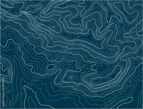 Abstract topographic map background
