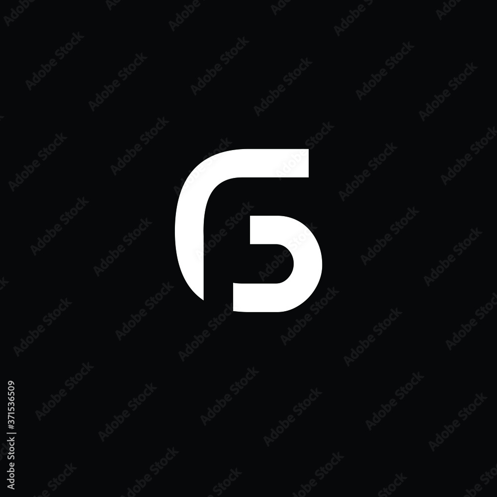 Creative Professional Trendy and Minimal Letter GF FG Logo Design in Black and White Color, Initial Based Alphabet Icon Logo in Editable Vector Format Creative Professional Trendy and Minimal Letter GF FG Logo Design in Black and White Color, Initial Based Alphabet Icon Logo in Editable Vector Format