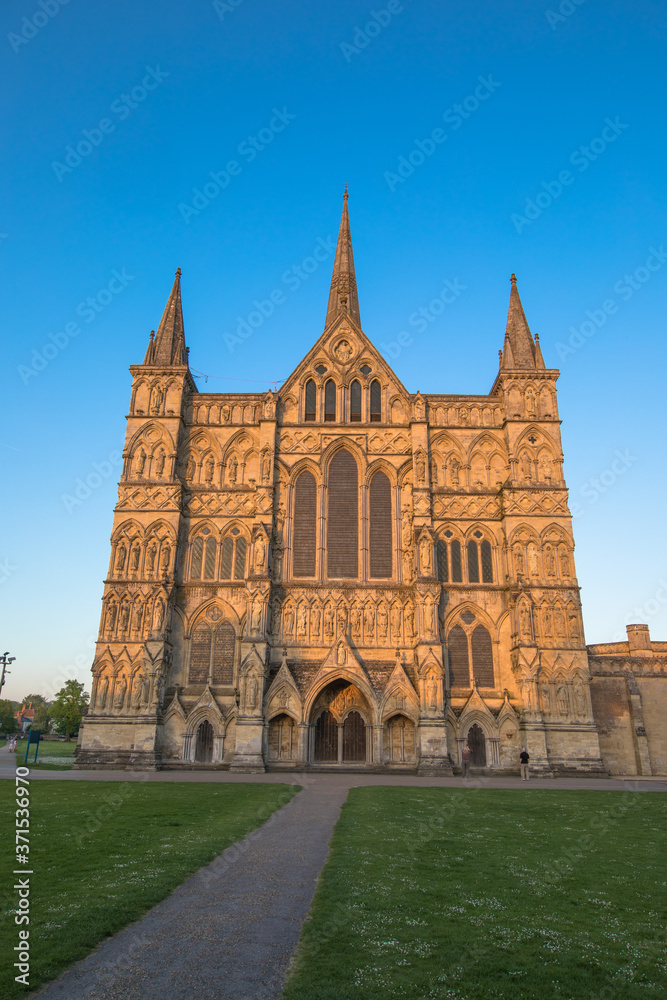 Fototapeta premium Views of Salisbury Cathedral, Salisbury, Dorset, UK