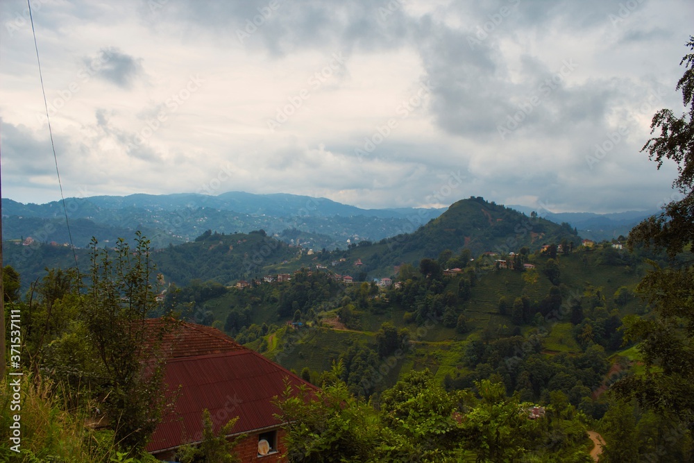 Village settlement in rural areas in Rize