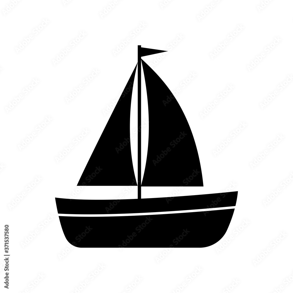 boat icon vector sign symbol