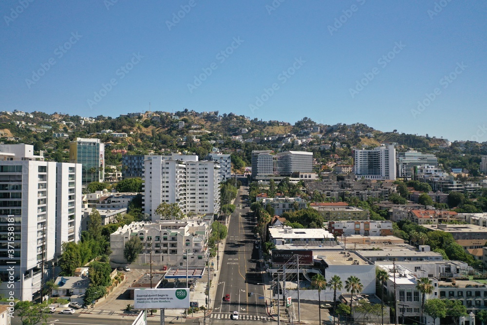 Aerial Photo of Residential Neighborhood and California Hills Aerial Photo of Residential Neighborhood and California Hills