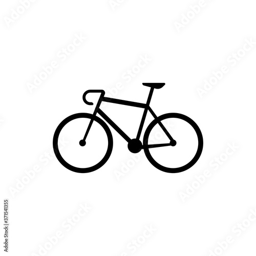 Bike sillhouette. Logo vector icon.