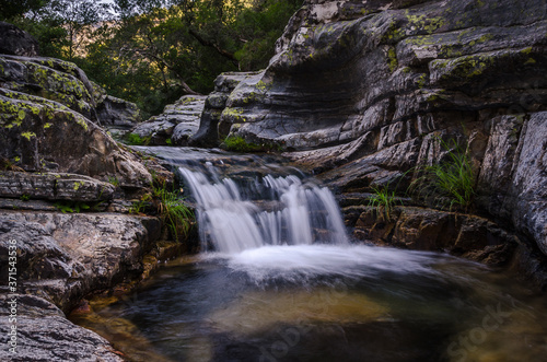 Fototapeta Naklejka Na Ścianę i Meble -  Waterfall in Las Batuecas Natural Park, Salamanca, Spain