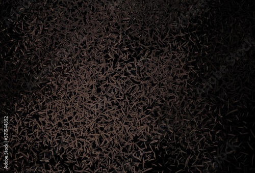 Dark Brown vector template with repeated sticks.