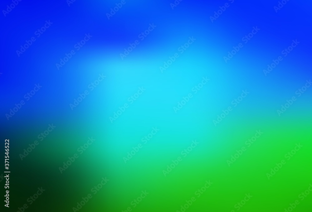 Light Blue, Green vector abstract blurred background. Light Blue, Green vector abstract blurred background.