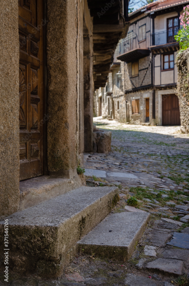 Obraz premium Streets of the medieval village of La Alberca, Salamanca, Spain