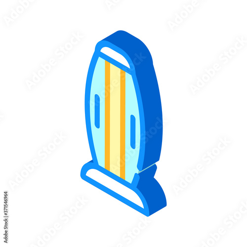 sanitation and disinfection equipment isometric icon vector illustration