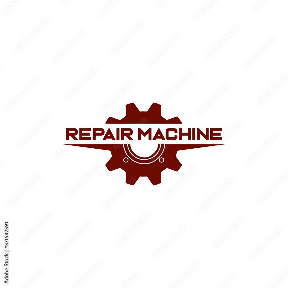 Repair Machine Logo Vector Templates Repair Machine Logo Vector Templates