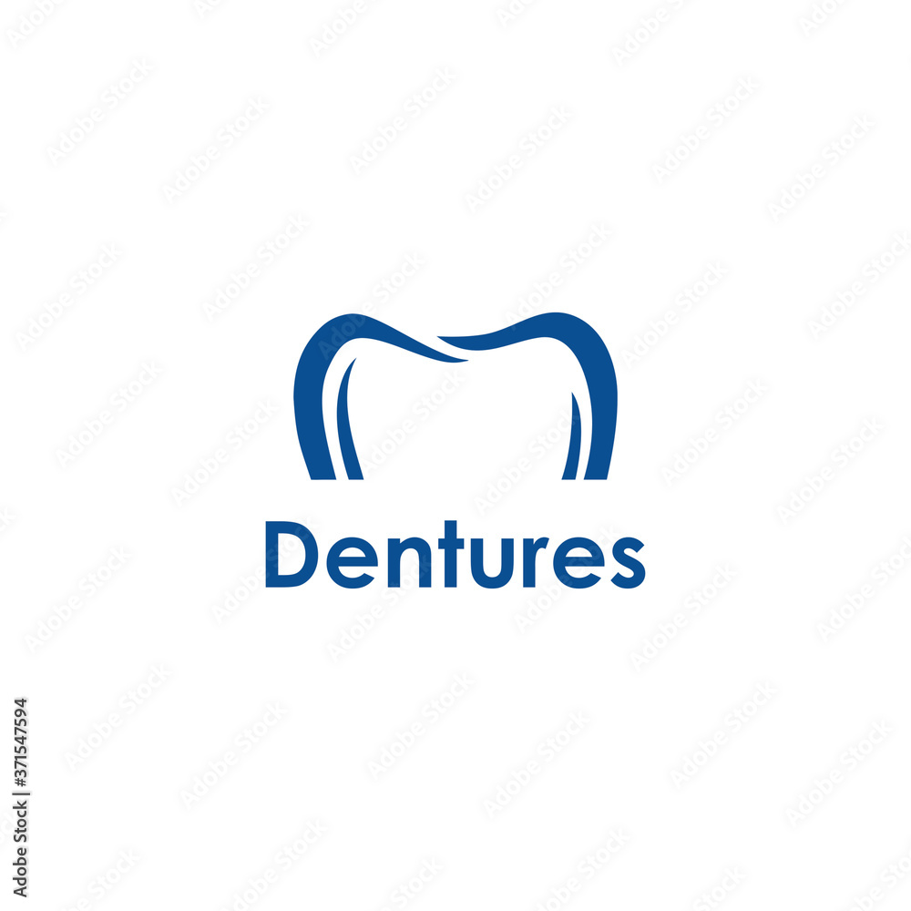 Dentures Logo Vector medical Vector
