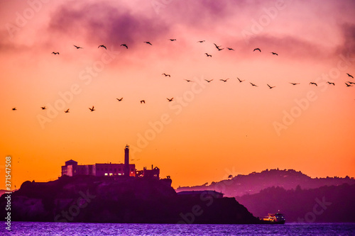Fotografía Alcatraz sunset