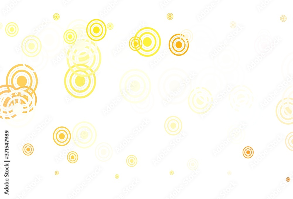 Light Orange vector background with spots, lines. Light Orange vector background with spots, lines.