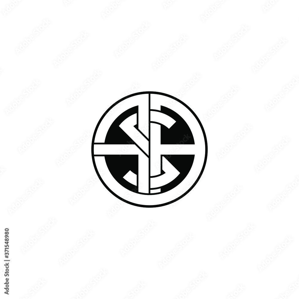 fsa letter original monogram logo design fsa letter original monogram logo design