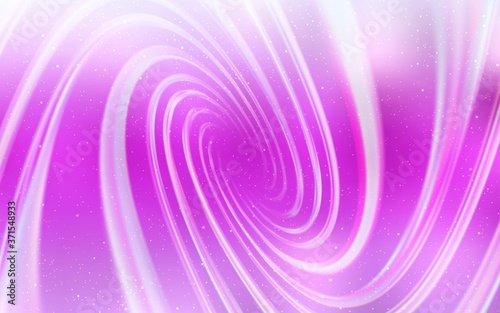 Light Pink vector template with space stars. Modern abstract illustration with Big Dipper stars. Smart design for your business advert.