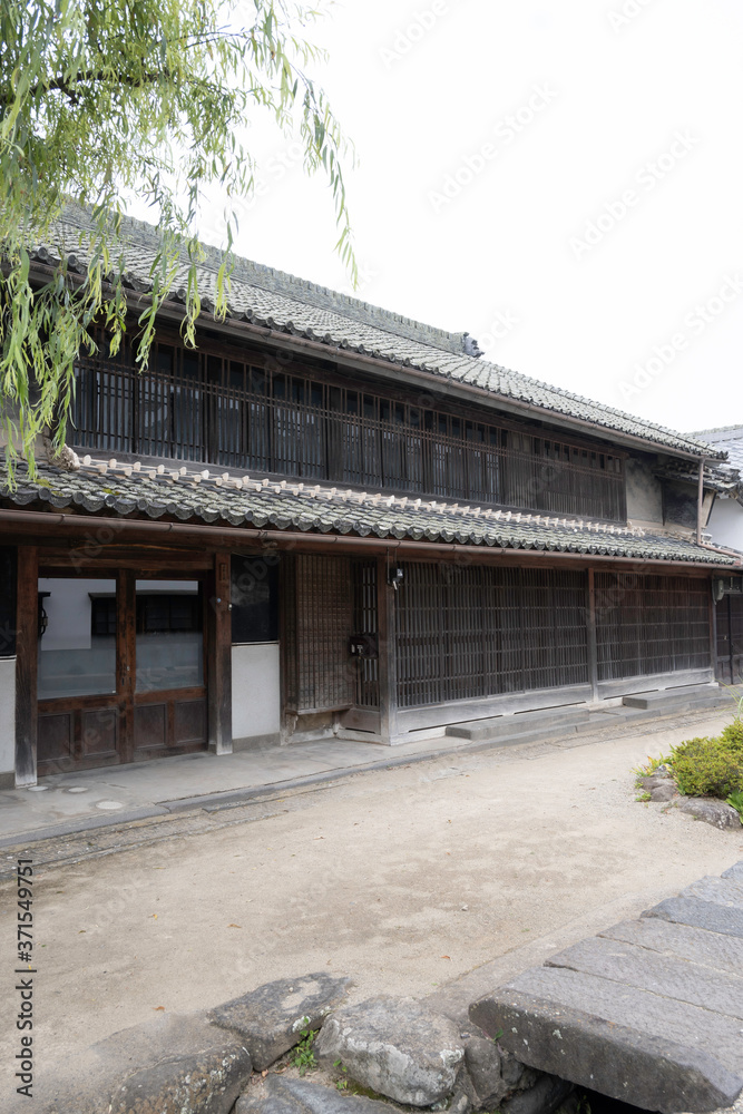 Townscape of Unno Station on Hokkoku Road in Tomi City, Nagano Prefecture Townscape of Unno Station on Hokkoku Road in Tomi City, Nagano Prefecture