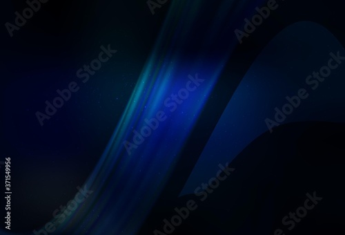 Dark BLUE vector texture with milky way stars. Modern abstract illustration with Big Dipper stars. Pattern for astronomy websites.
