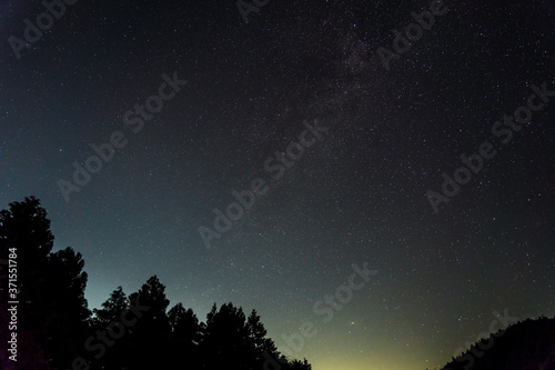 高野山から撮影した星空 夏 8月