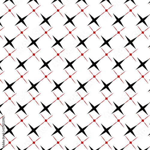 textura de estrellas negras y rojas
