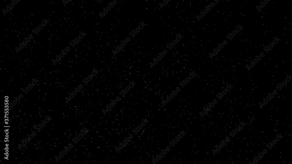 red orange white fade fall down and floating and little yellow star on black screen red orange white fade fall down and floating and little yellow star on black screen