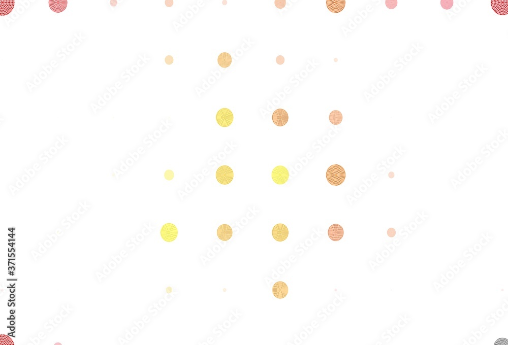 Light Orange vector backdrop with dots.
