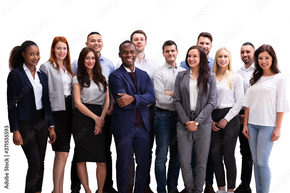 Diverse Group Of Casual Business Persons