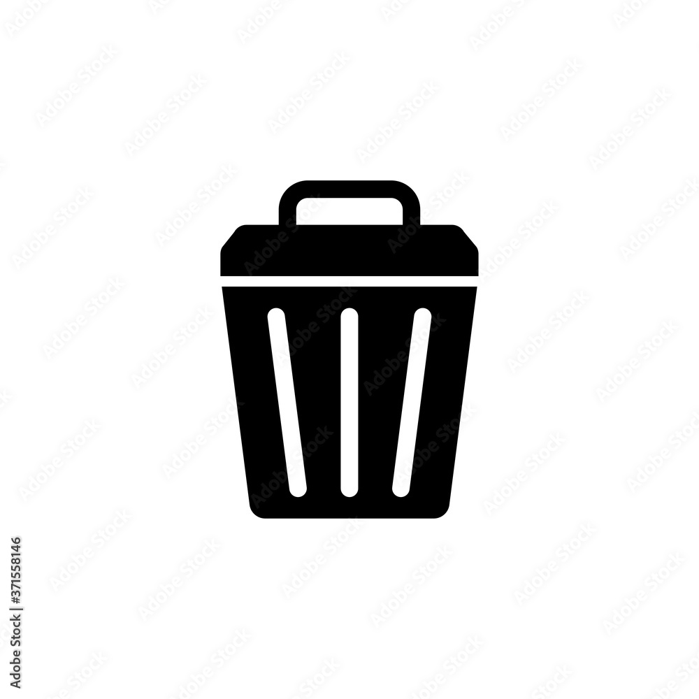 trash can icon vector symbol template trash can icon vector symbol template