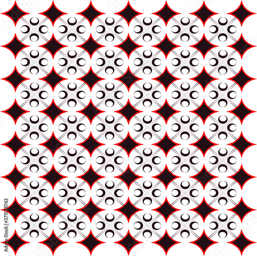 Seamless vector Royal pattern background. The repetition of dark pattern texture. Vector illustration, flower pattern.
