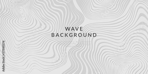 abstract white line wave background