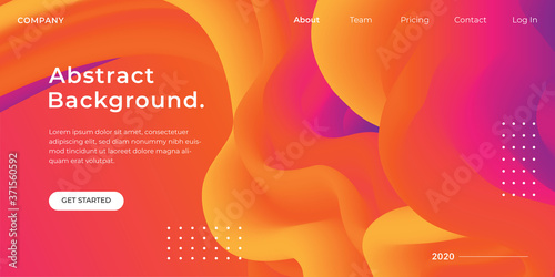 orange gradient flow background