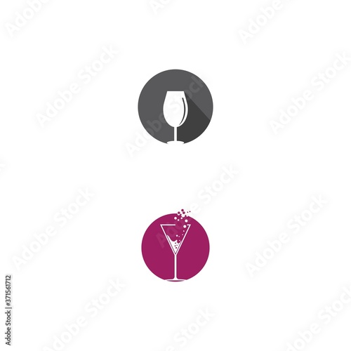 Wine Logo Template vector illustrtion