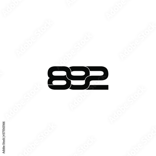 Free Download 892 letter original monogram logo design - GFXLoad