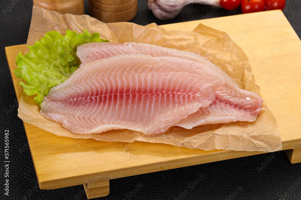 Raw tilapia fish Raw tilapia fish